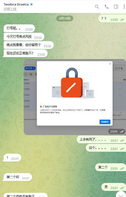 警惕诈骗事件:Teodora Druetta 及其虚假卖号账号 警惕诈骗事件:Teodora Druetta 及其虚假卖号账号