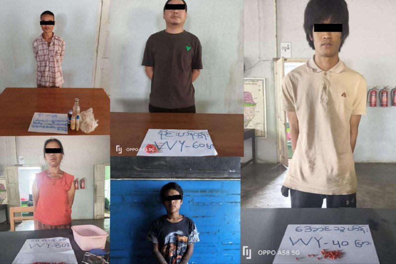 德昂民族解放军TNLA在掸邦北部抓获贩毒嫌疑人 德昂民族解放军TNLA在掸邦北部抓获贩毒嫌疑人
