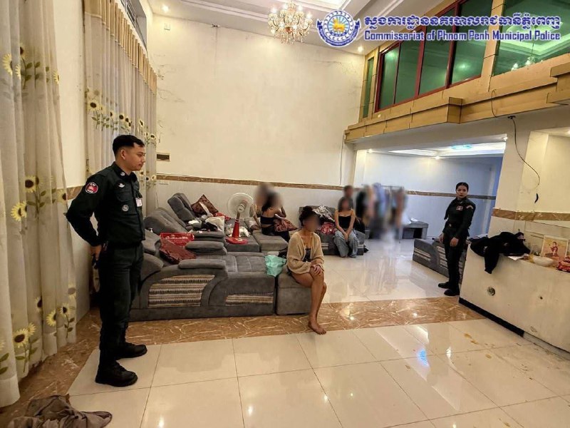 金边打击人口贩卖行动:解救未成年人 金边打击人口贩卖行动:解救未成年人