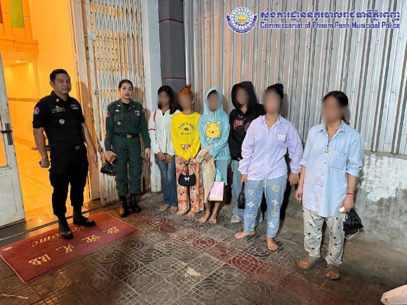 金边打击人口贩卖行动:解救未成年人 金边打击人口贩卖行动:解救未成年人