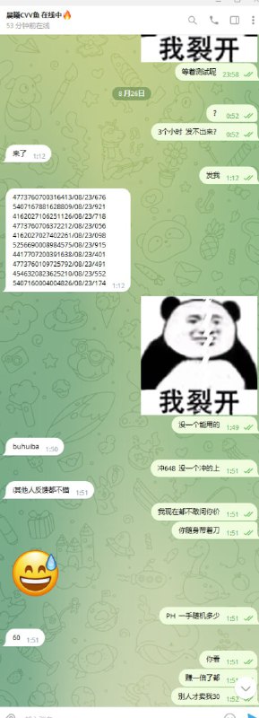 揭露诈骗:晨曦CVV鱼及其恶劣行径 揭露诈骗:晨曦CVV鱼及其恶劣行径