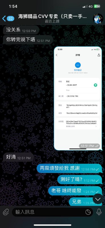 警惕网络诈骗:海狮精品CVV专卖骗局示例 警惕网络诈骗:海狮精品CVV专卖骗局示例