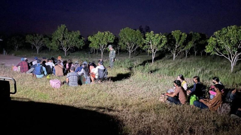 泰国逮捕36名非法越境柬埔寨工人 泰国逮捕36名非法越境柬埔寨工人